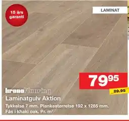Bauhaus Laminatgulv Aktion tilbud