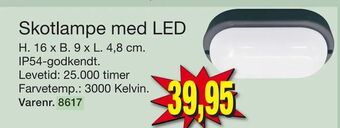 Harald Nyborg Skotlampe med LED tilbud