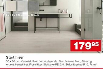 Bauhaus Start fliser tilbud