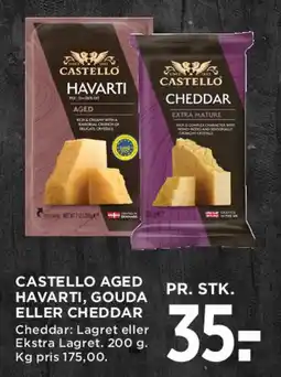 MENY Castello Aged (Havarti/Gouda/Cheddar) tilbud