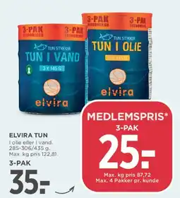 MENY Elvira tun 3-pak tilbud