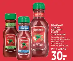 MENY Beauvais tomatketchup eller tomatpuré tilbud
