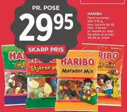 MENY Haribo - pr. pose tilbud