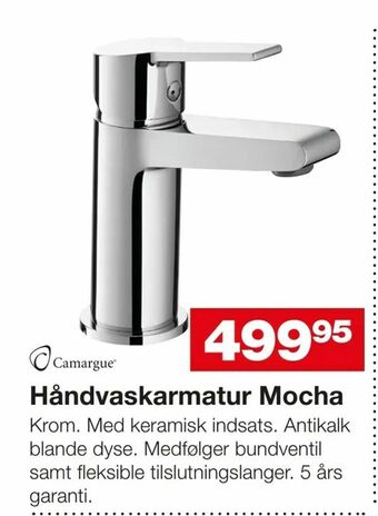 Bauhaus Håndvaskarmatur Mocha tilbud