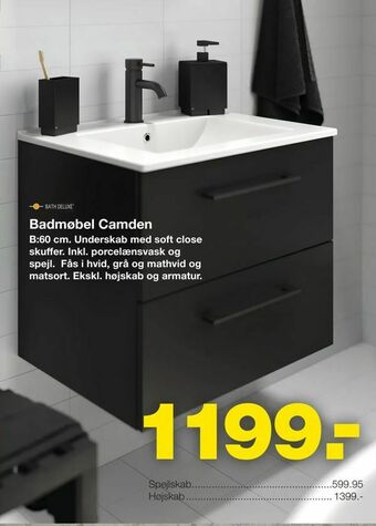 Bauhaus Badmøbel Camden tilbud