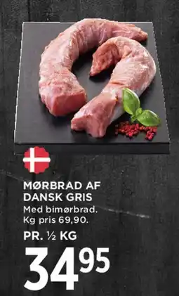 MENY Mørbrad af dansk gris tilbud