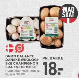 MENY Grøn Balance danske økologiske champignon tilbud
