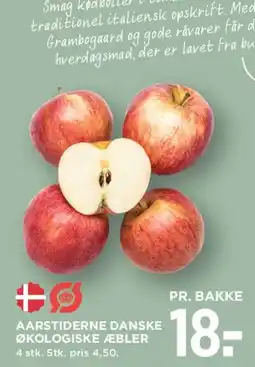 MENY Aarstiderne danske økologiske æbler tilbud