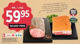 MENY Røget bacon / hamburgerryg af dansk frilandsgris tilbud