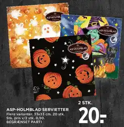 MENY ASP-HOLMBLAD SERVIETTER tilbud