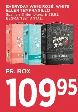 MENY Everyday Wine (Rosé, White eller Tempranillo) tilbud