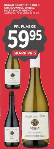 MENY Nugan Bright and Bold Chardonnay tilbud