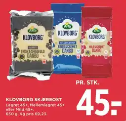 MENY Klovborg Skæreost tilbud