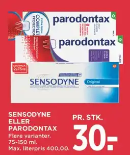 MENY Sensodyne eller Parodontax tilbud
