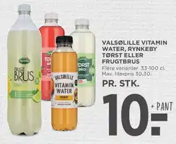 MENY Valsølille Vitamin Water / Rynkeby Tørst / Frugtbrus tilbud
