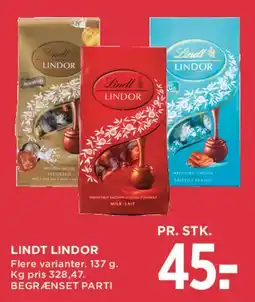 MENY Lindt Lindor tilbud