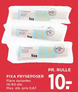 MENY Fixa fryseposer tilbud
