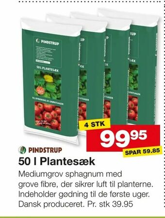 Bauhaus 50 l Plantesæk tilbud