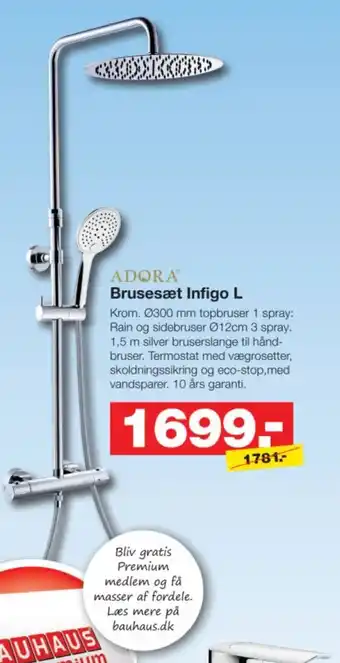 Adora brusesæt infigo l
