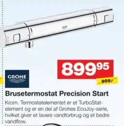 Bauhaus GROHE Brusetermostat Precision Start tilbud