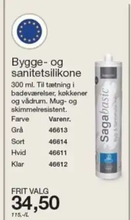 Harald Nyborg Bygge- og sanitetsilikone tilbud