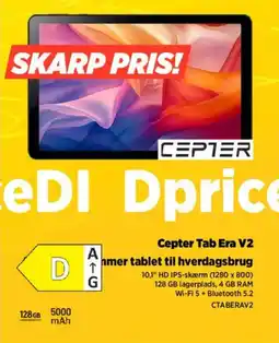 Power CEPTER Cepter Tab Era V2 mer tablet til hverdagsbrug tilbud