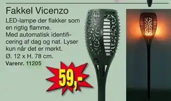 Harald Nyborg Fakkel Vicenzo tilbud
