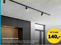 XL-BYG Troldtekt hvidm. lys bas tilbud