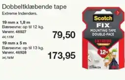Harald Nyborg Dobbeltklæbende tape Extreme Indendørs. tilbud