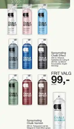 Harald Nyborg Spraymaling Chalk Effect tilbud