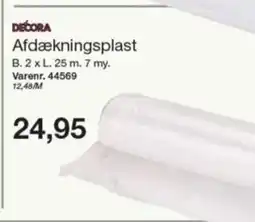 Harald Nyborg Decora afdækningsplast tilbud