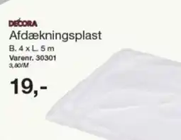Harald Nyborg Decora afdækningsplast tilbud