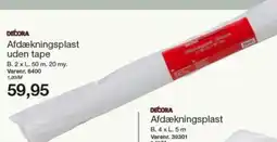 Harald Nyborg Decora afdækningsplast uden tape tilbud