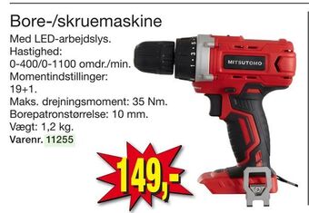 Harald Nyborg Bore-/skruemaskine tilbud