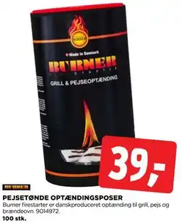 jem & fix PEJSETØNDE OPTÆNDINGSPOSER tilbud