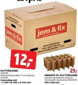 jem & fix FLYTTEKASSE tilbud