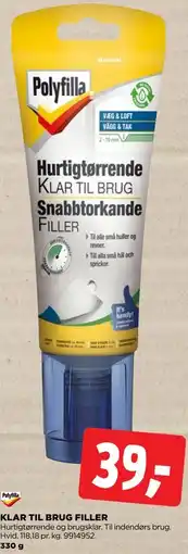 jem & fix KLAR TIL BRUG FILLER tilbud