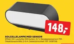 jem & fix SOLCELLELAMPE MED SENSOR tilbud