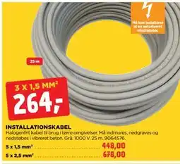 jem & fix INSTALLATIONSKABEL tilbud