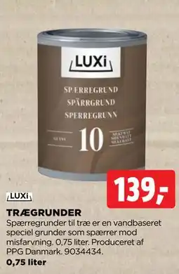jem & fix LUXi TRÆGRUNDER tilbud