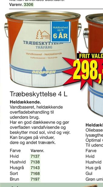 Harald Nyborg Træbeskyttelse 4 L tilbud