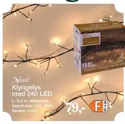 Harald Nyborg Klyngelys med 240 LED tilbud
