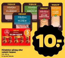 Netto Pålækker pålæg eller salami-hapser tilbud
