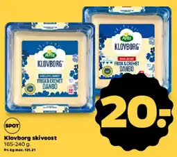 Netto Klovborg skiveost tilbud