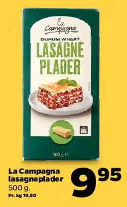 Netto La Campagna lasagneplader tilbud