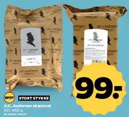 Netto H.C. Andersen skæreost tilbud