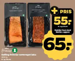 Netto Salling Princip varmrøget laks tilbud