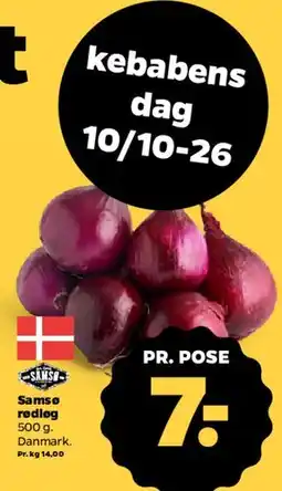 Netto Samsø rødløg tilbud