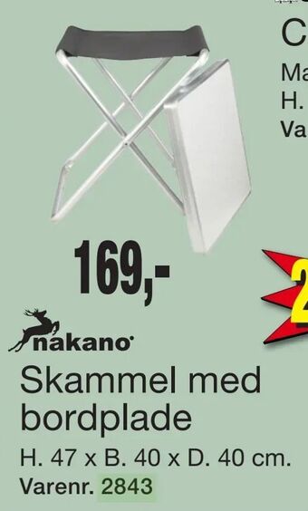 Harald Nyborg Skammel med bordplade tilbud