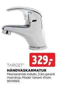jem & fix Target håndvaskarmatur tilbud